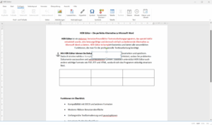 HERI Editor - textbox